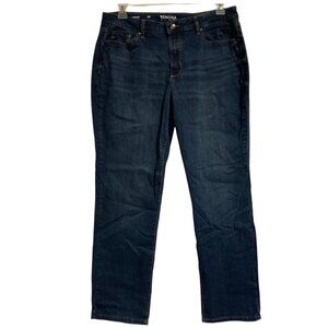 Women's SONOMA High-Rise Curvy Straight Leg Jeans Medium Wash Size 16